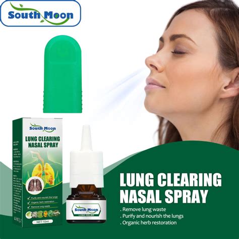 South Moon Nasal Spray Herbal Lung Cleanse Anti Snoring Nasal Spray