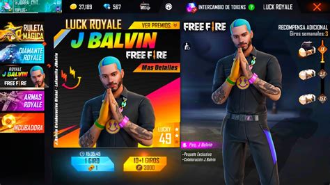 J Balvin X Free Fire Nueva Colaboraci N Oficial En Free Fire Proxima