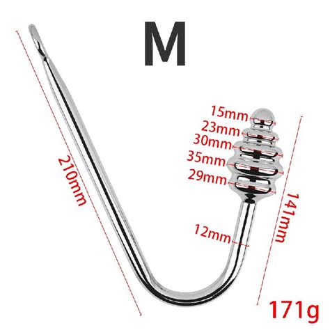 Steel Anal Hook With Anal Plug Q CHASTITYGO