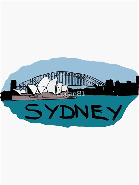 Sydney Sticker For Sale By Logan81 Redbubble