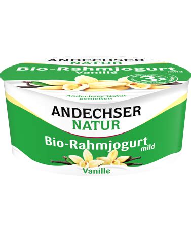 Bio Jogurt Mild Himbeere Holunder 3 8 Fett 500g Andechser Natur