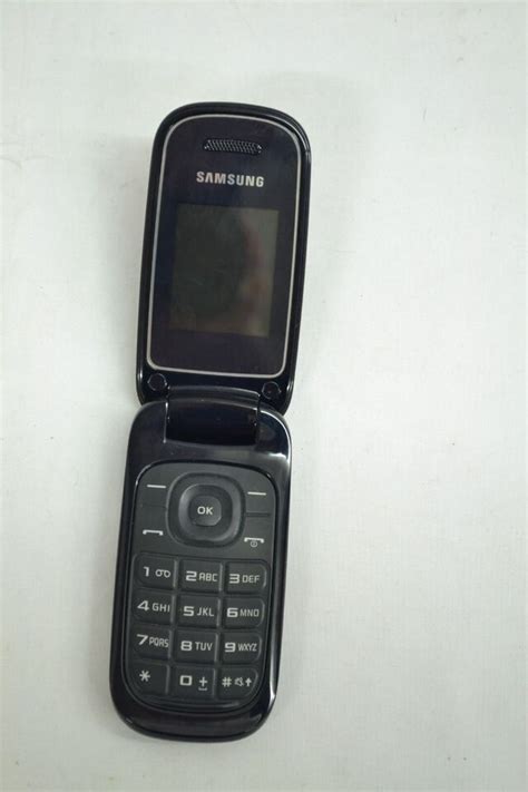 SAMSUNG E1270 GT E1270 Black Flip Phone Untested MAN EBay