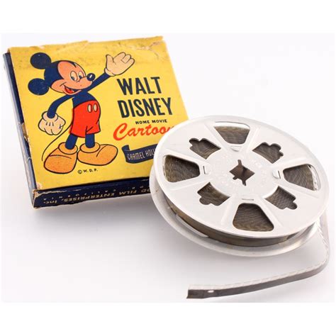 Vintage 1940 S Walt Disney Home Movie Cartoons 8mm Film Reel Pristine