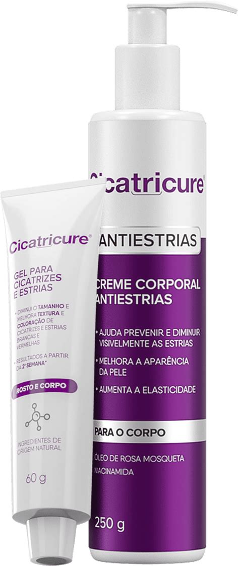 Kit Cicatricure Para Estrias Beleza Na Web PRO