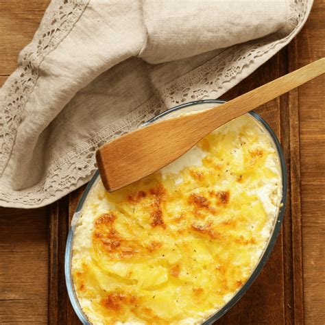 Delicious Simple And Quick Potatoes Au Gratin The Smashed Potato