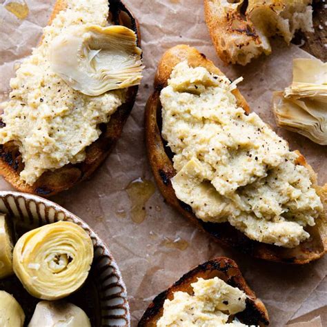 Artichoke Bruschetta Quick Easy Delicious Inside The Rustic Kitchen