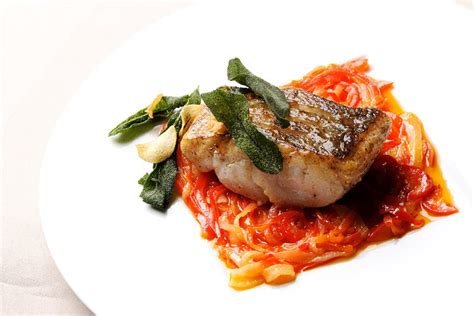 Pan Fried Hake Recipe With Red Pepper Relish Great British Chefs