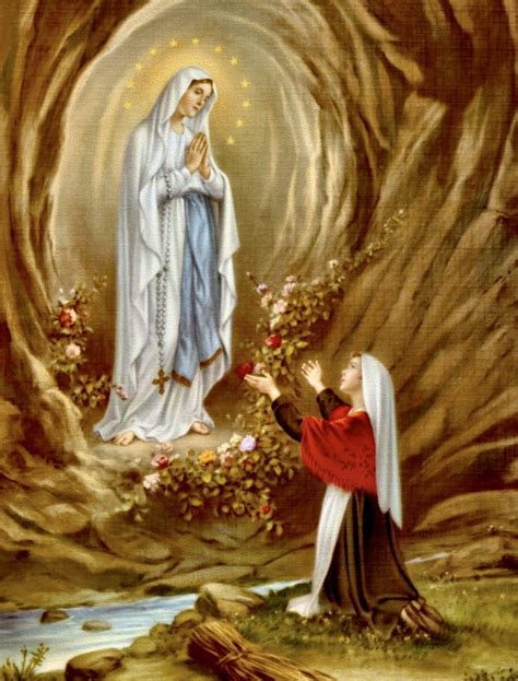 Dondi S Girl On Twitter Rt Praytherosary Our Lady Of Lourdes