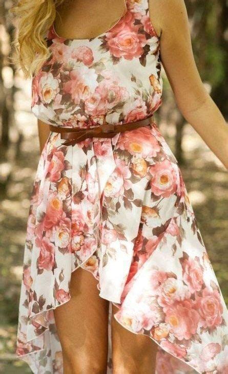 Women S Fashionista Floral High Low Dress