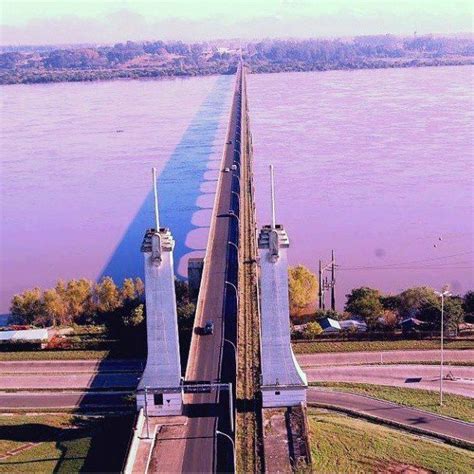 Ponte Internacional De Uruguaiana Rs Do Outro Lado Argentina Rio Grande