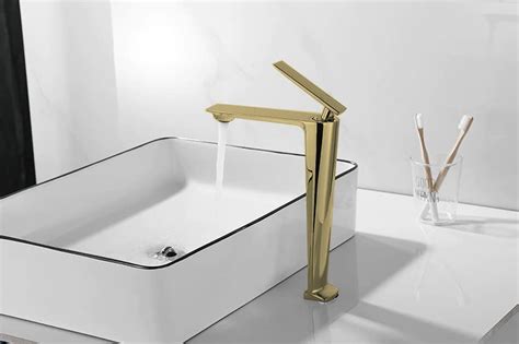 Aquieen Luxury Series Extended Body Hot Cold Basin Mixer Basin Tap Extended Basin Mixer Hydro