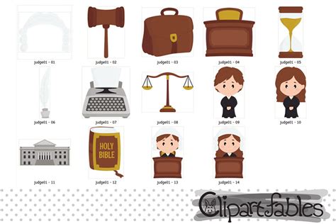 JUDGE clipart, Courthouse clip art, Cute lawyer kids By clipartfables ...