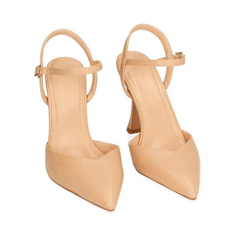 Donna Décolleté Slingback Nude Tacco 9 5 Cm Nude Primadonna Collection Décolleté Laura Zaccheo