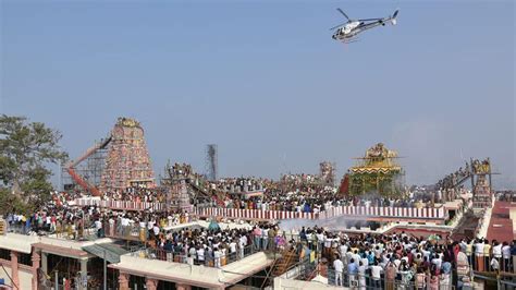 Thousands Witness Kumbabishekam Of Sri Dhandayuthapani Swamy Temple In