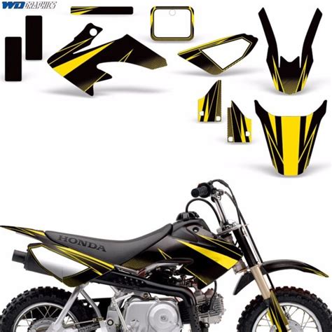 Graphic Kit Honda Crf 50 F Mx Dirt Pit Bike Decals W Backgrounds Crf50