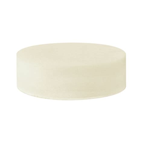 Ø 80 mm Polierschwamm, glatt, weiß in 25 mm Stärke - LS CHEMIE GmbH