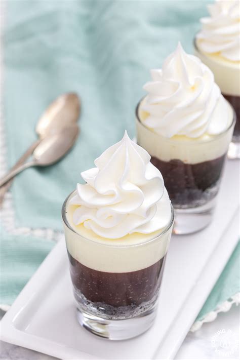 Double Chocolate Mousse Shooters Recipe Desserts Double Chocolate