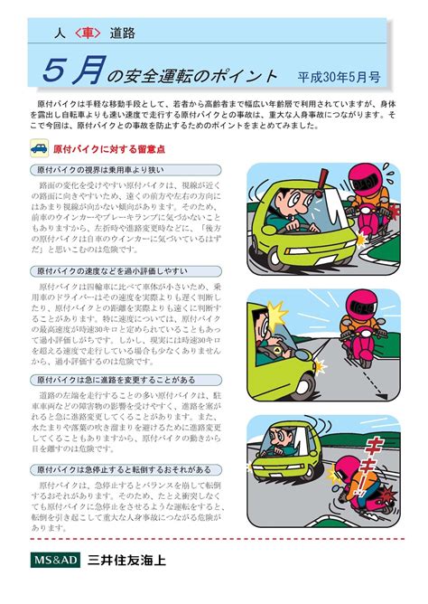 Trm Blog 安全運転のポイント 平成30年5月号