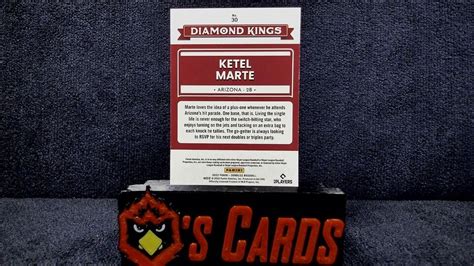 2022 Donruss Baseball Ketel Marte Diamondbacks Diamond Kings 30