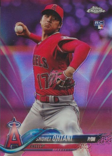 Shohei Ohtani Topps Chrome Update Hmt Pink Refractor Price Guide