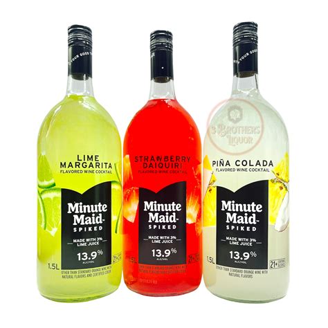 Minute Maid Spiked Flavored Wine Cocktail Alcohol 3pk Bundle Set 3brothersliquor