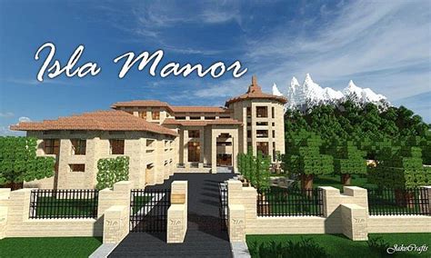 Isla Manor Spanish Mansion Modern Minecraft Map