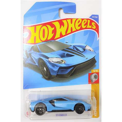 Hot Wheels 157 250 2022 HW Turbo 9 10 17 Ford GT Blue MOSC Shopee Malaysia