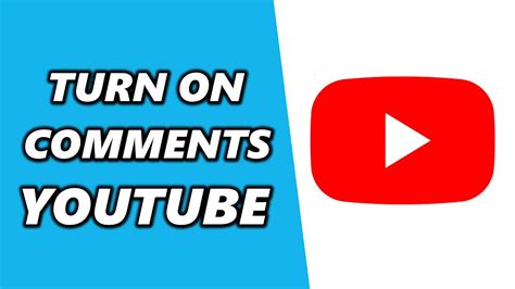 How To Turn On Comments On YouTube 2024 YouTube