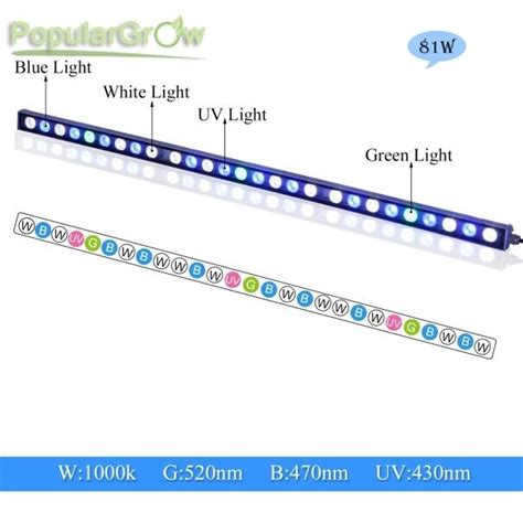 Led Aquarium Licht Bar W W W F R Reef Coral Fish Tank