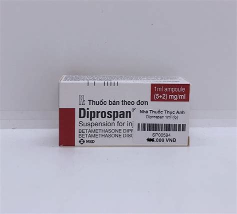 Thuốc Diprospan - Điều trị viêm khớp dạng thấp