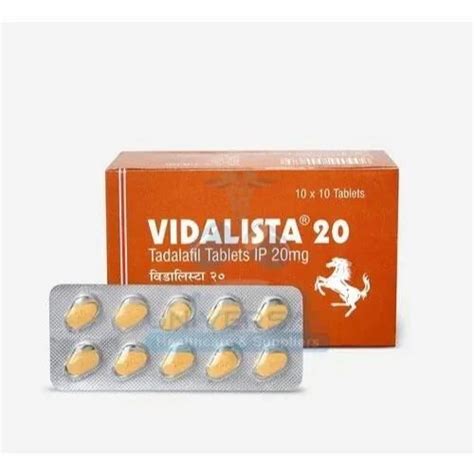 Vidalista Tadalafil 20mg Tablets At Rs 48 Stripe In Noida ID