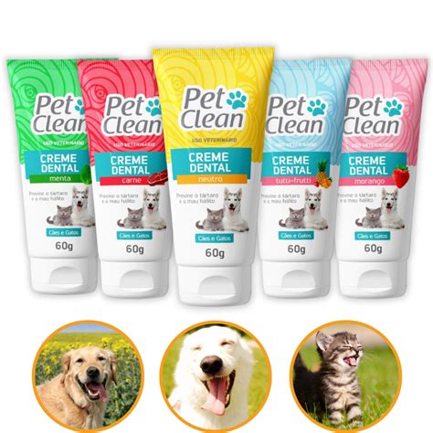 Pasta De Dente Para Pets Creme Dental Que Combate O Mau H Lito E