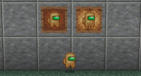 Among Us Totem Of Undying Minecraft Texture Pack