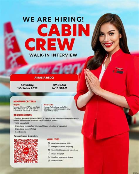 Airasia Cabin Crew Walk In Interview [redq] October 2022 Better