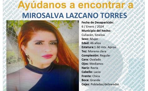 Buscan A Mujer Desaparecida En Culiacán Enero 2024