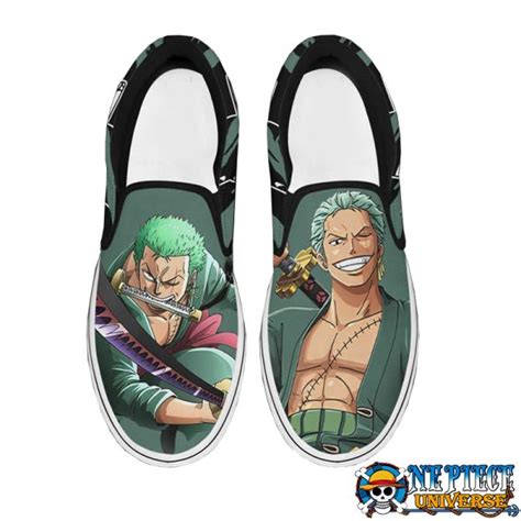 Roronoa Zoro Slip On Shoes One Piece Custom Shoes Official One Piece