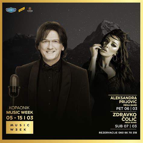 Zdravko Čolić Nastup Na Kopaoniku Koncert Zdravka Čolića Kopaonik Aleksandra Prijović Gorski