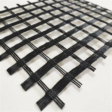 Fiberglass Geogrid Retaining Wall Glass Fiber Mesh Geo Grid For Road