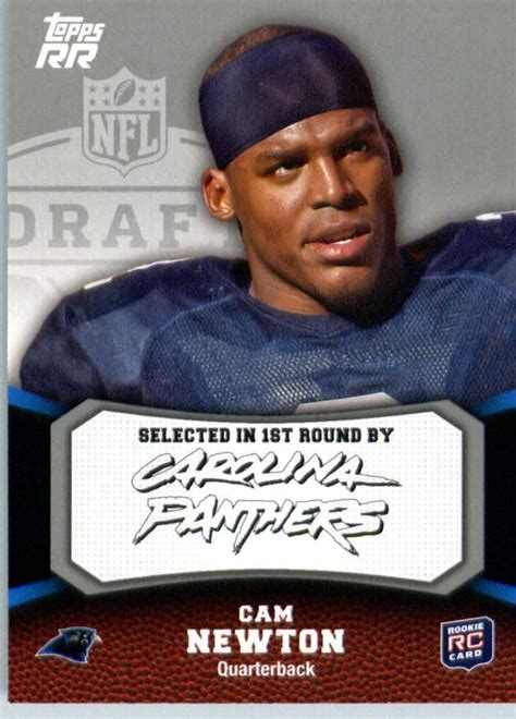 Amazon Topps Rising Rookies Football Card Cam Newton Rc