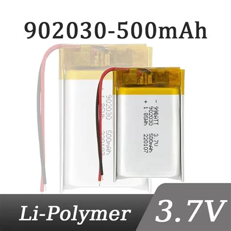 Polimer V Mah Baterai Lithium Ion Isi Ulang Untuk Lampu