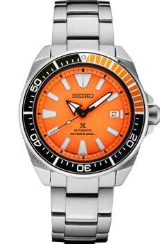 Relógio Seiko Samurai Automatico Laranja Dive Srpc07 Relógio