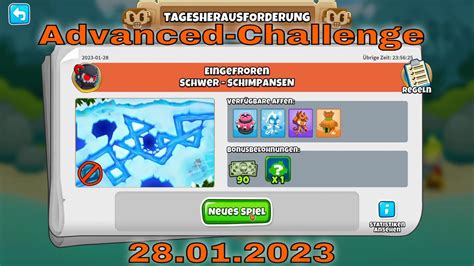 Top Herausforderung Bloonstd Advanced Challenge Cold