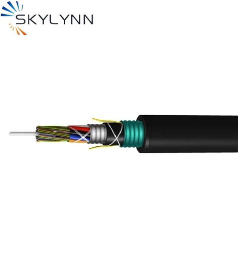 Core Fiber Optic Cable Outdoor Loose Tube Stranded Armoured Gyta