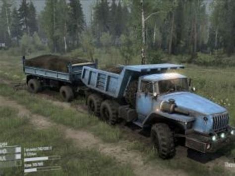 Spintires Ural Package V10 Spintires Mudrunner V 10 Vehicles Mod