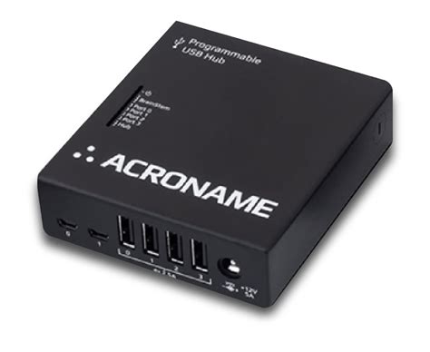 The Worlds First Industrial Programmable Usb Hubs Acroname