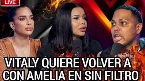 Vitaly Sanchez Quiere Volver A Trabajar Con Amelia Alcantara Santiago