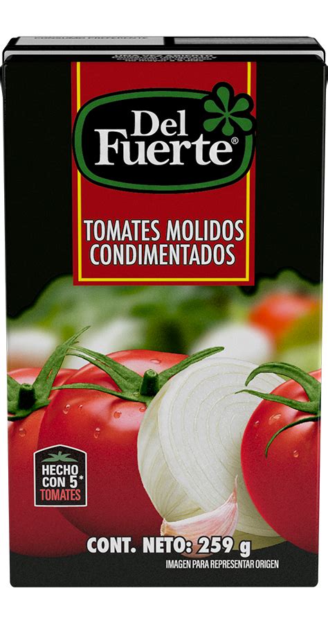 Tomates Molidos Condimentados Del Fuerte Con Ajo Y Cebolla