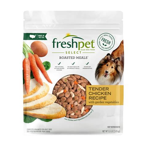 Freshpet Healthy And Natural Dog Food Roasted Meal Chicken Recipe 55lb