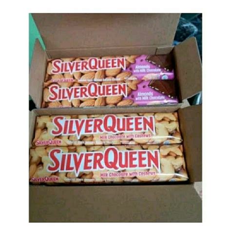 Jual Coklat Silverqueen Gr Almond Mede Ps Shopee Indonesia