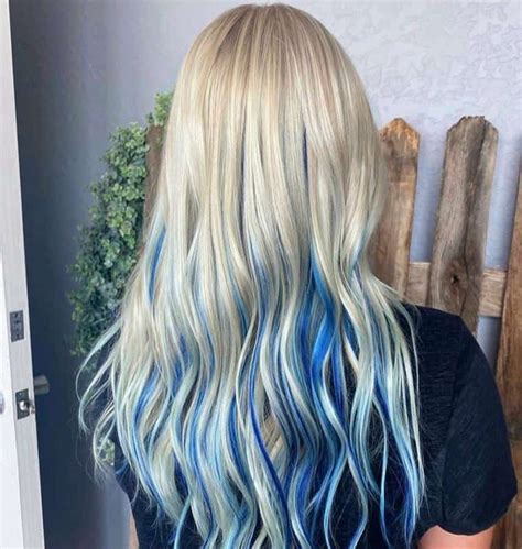 30 Popular And Eye Catching Purple And Blue Combination Hairstyles Blonde And Blue Hair Blue